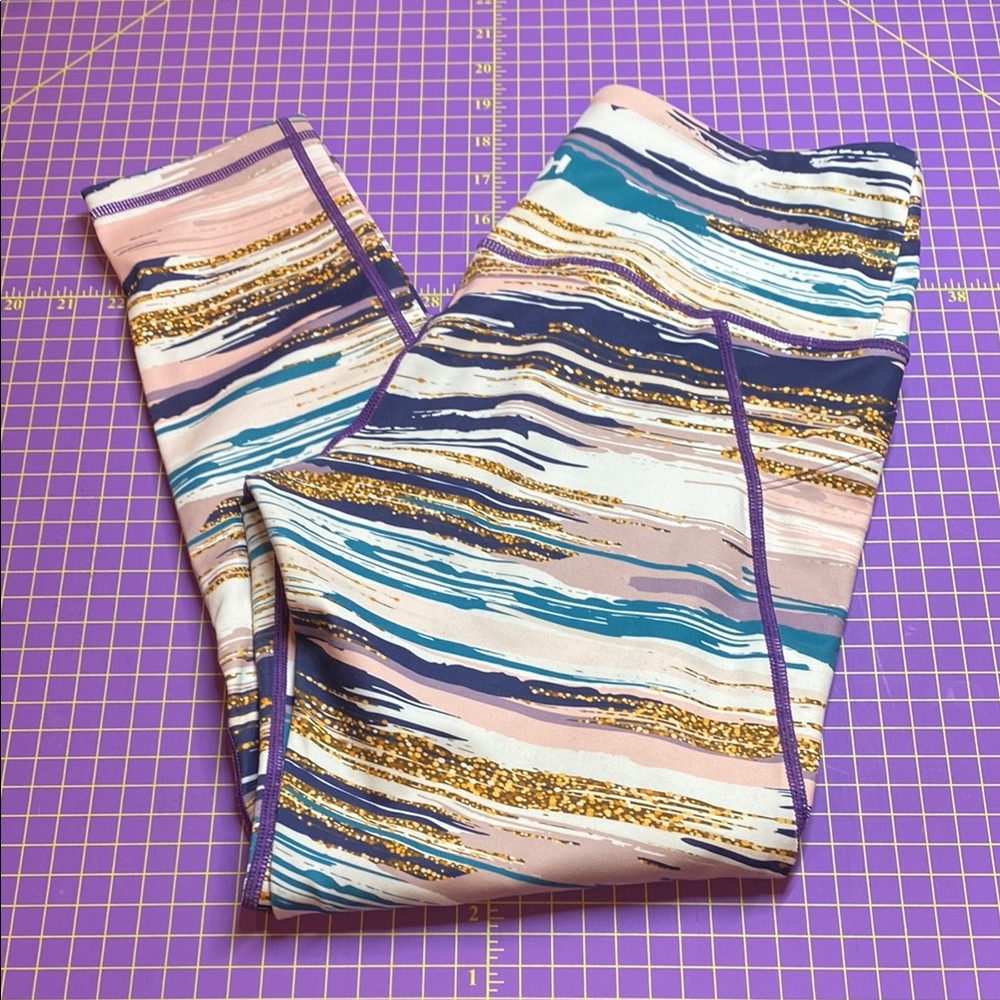 Wodbottom Capri striped leggings - EUC - Medium